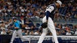 Aug. 25: Yankees relief pitcher Aroldis Chapman struggles
