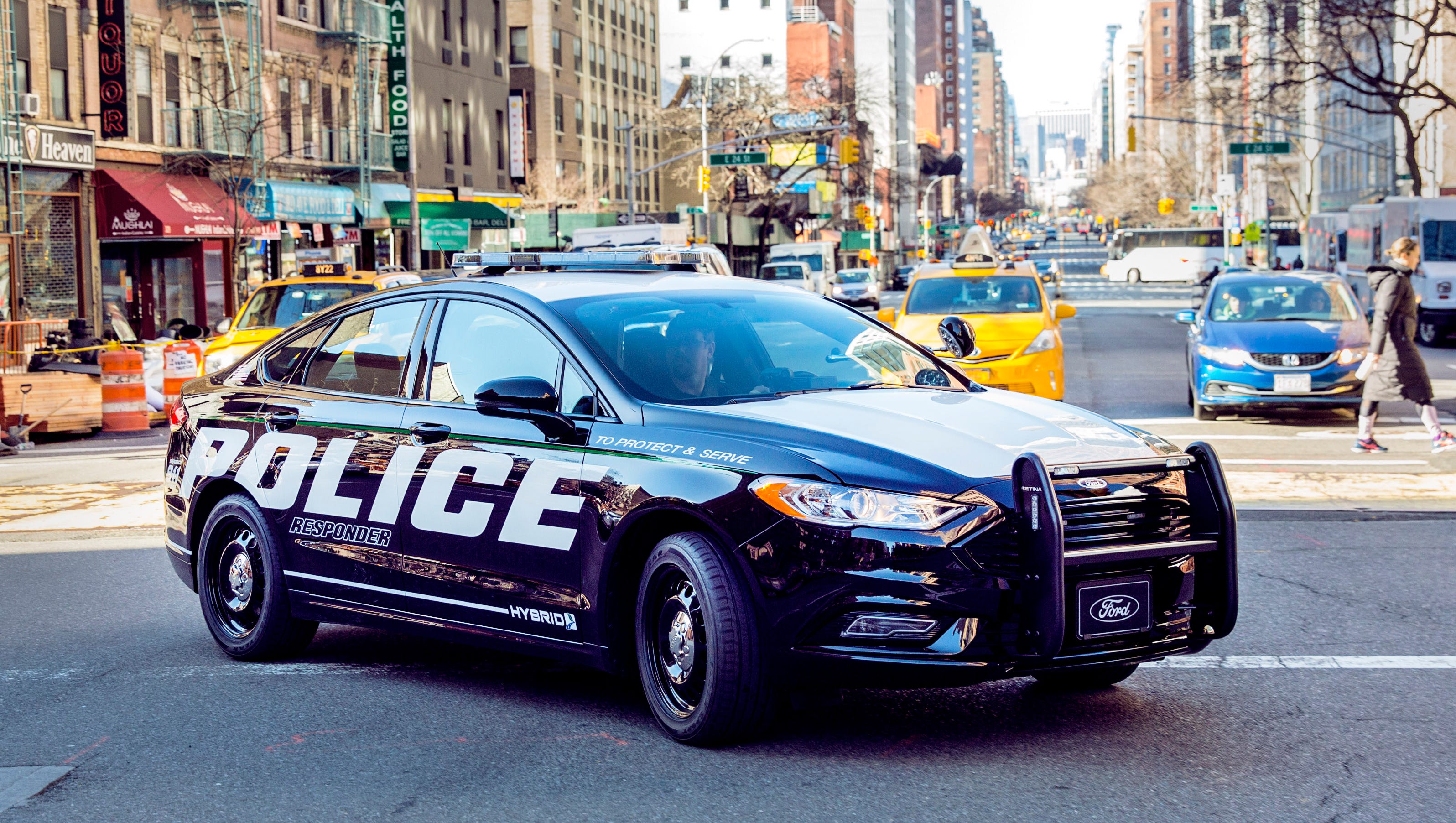 American Police Car Ford