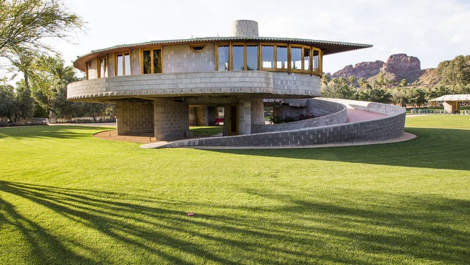 This is the David and Gladys Wright House near 52nd Street and Camelback Road, Thursday, April 16, 2015. It was designed by the famous architect Frank Lloyd Wright.