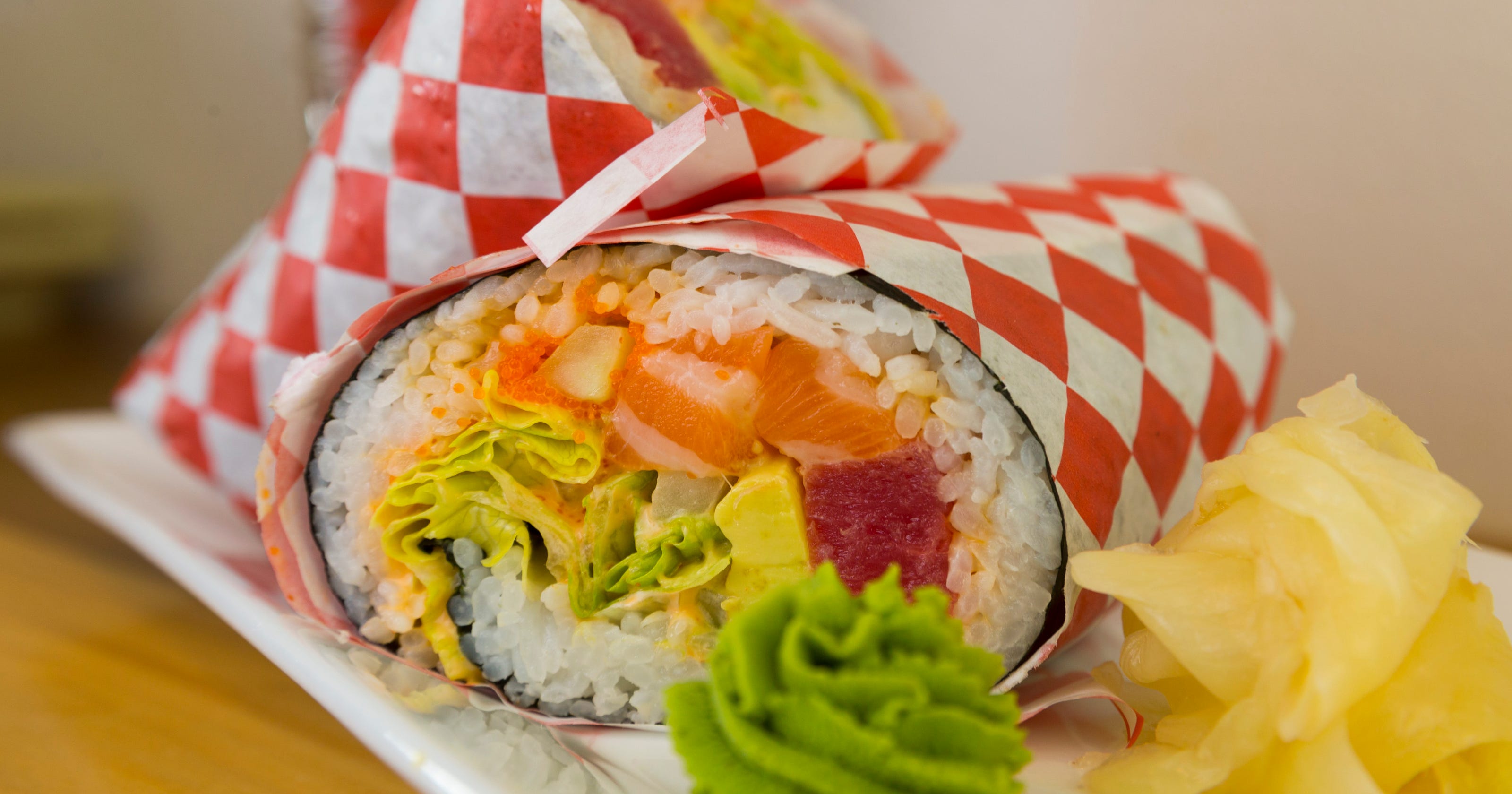 Sushi burritos delight sushi fans with convenience and variety.