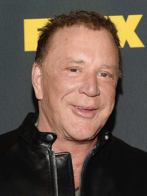 The many faces of Mickey Rourke