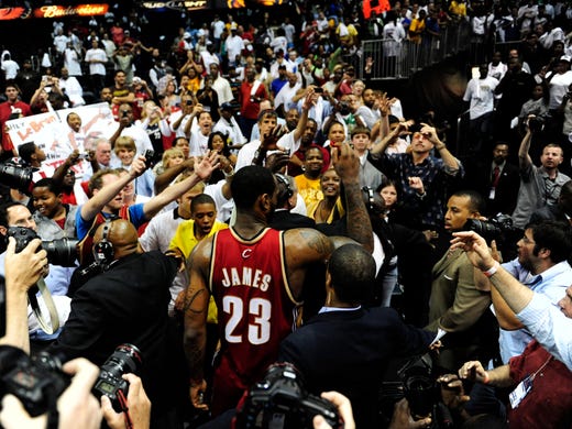 May 9, 2009; Cleveland Cavaliers forward LeBron James
