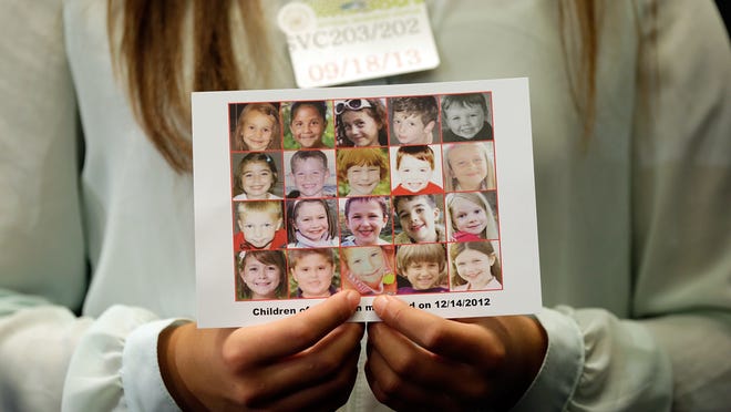Twenty children were killed in the shooting at Sandy Hook Elementary School in Newtown, Conn., on Dec. 14, 2012.