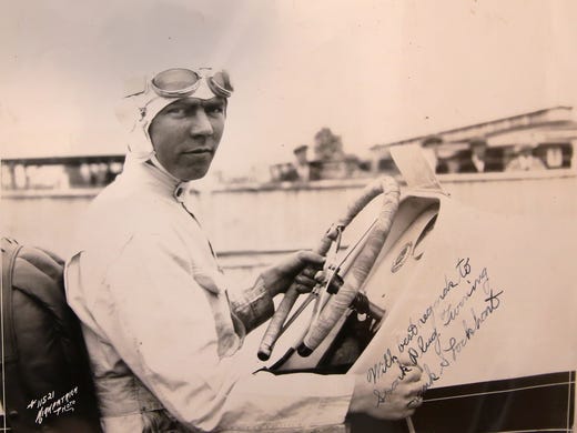 This photo is of Frank Lockhart, from about 1927. Photo Courtesy of Kelly Wilkinson/IndyStar