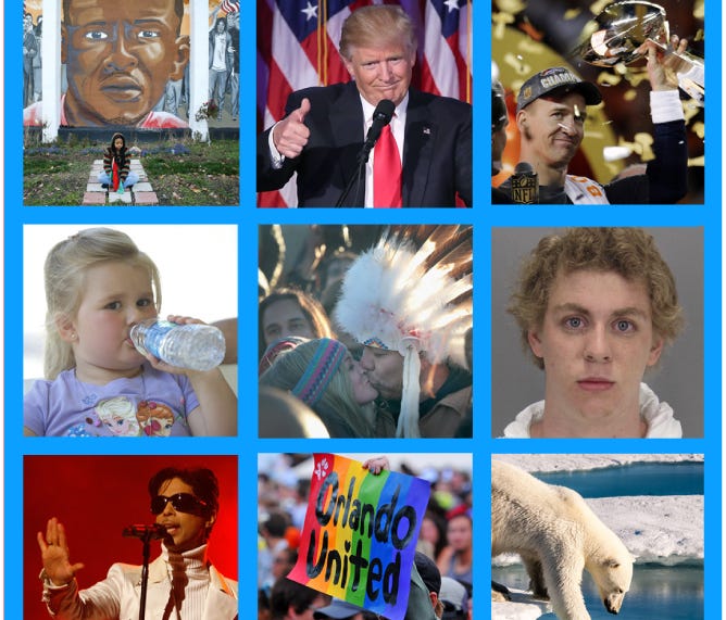 This composite image was made by USA TODAY using photos from the AP, Getty Images, AFP and the Santa Clara County, Calif., Sheriff's Office.