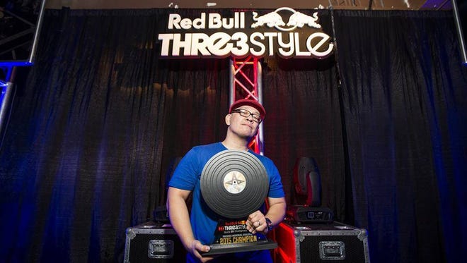 DJ Akshen, aka Jay Valdez, won the Red Bull Thre3style regional final on Feb. 14.
