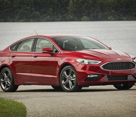The 2017 Ford Fusion Sport.