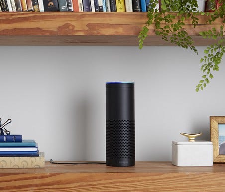 The Amazon Echo.