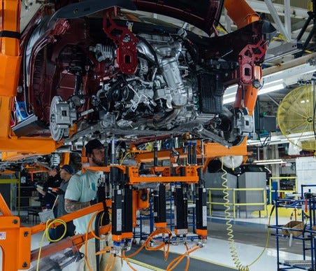 FCA's Belvidere assembly plant once built the compact Dodge Dart sedan. Now it's building the much more profitable Jeep Cherokee SUV.