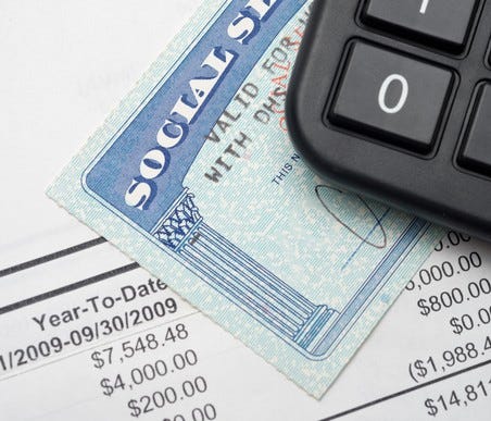 Social Security statement and calculator