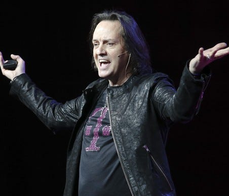 CEO John Legere refuses to ease up T-Mobile's assault on its competitors' customer bases.