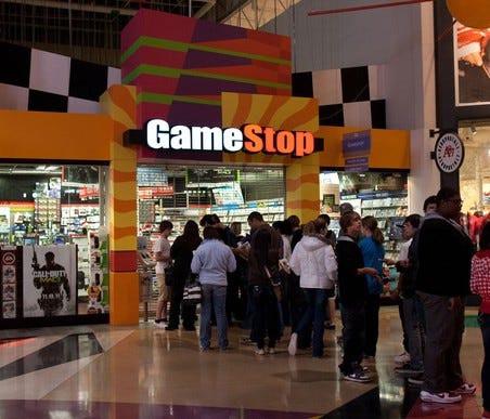 It may not be just shoppers lining up at GameStop these days.