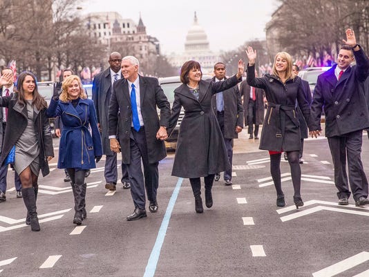 Live: Scenes from Trump-Pence Inauguration Day