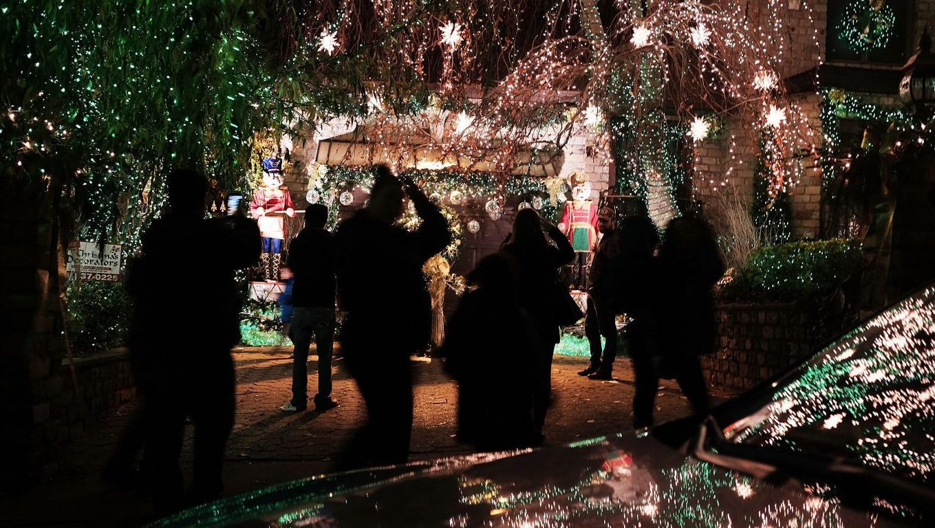 Neighborhoods With Most Outrageous Christmas Lights In Every State