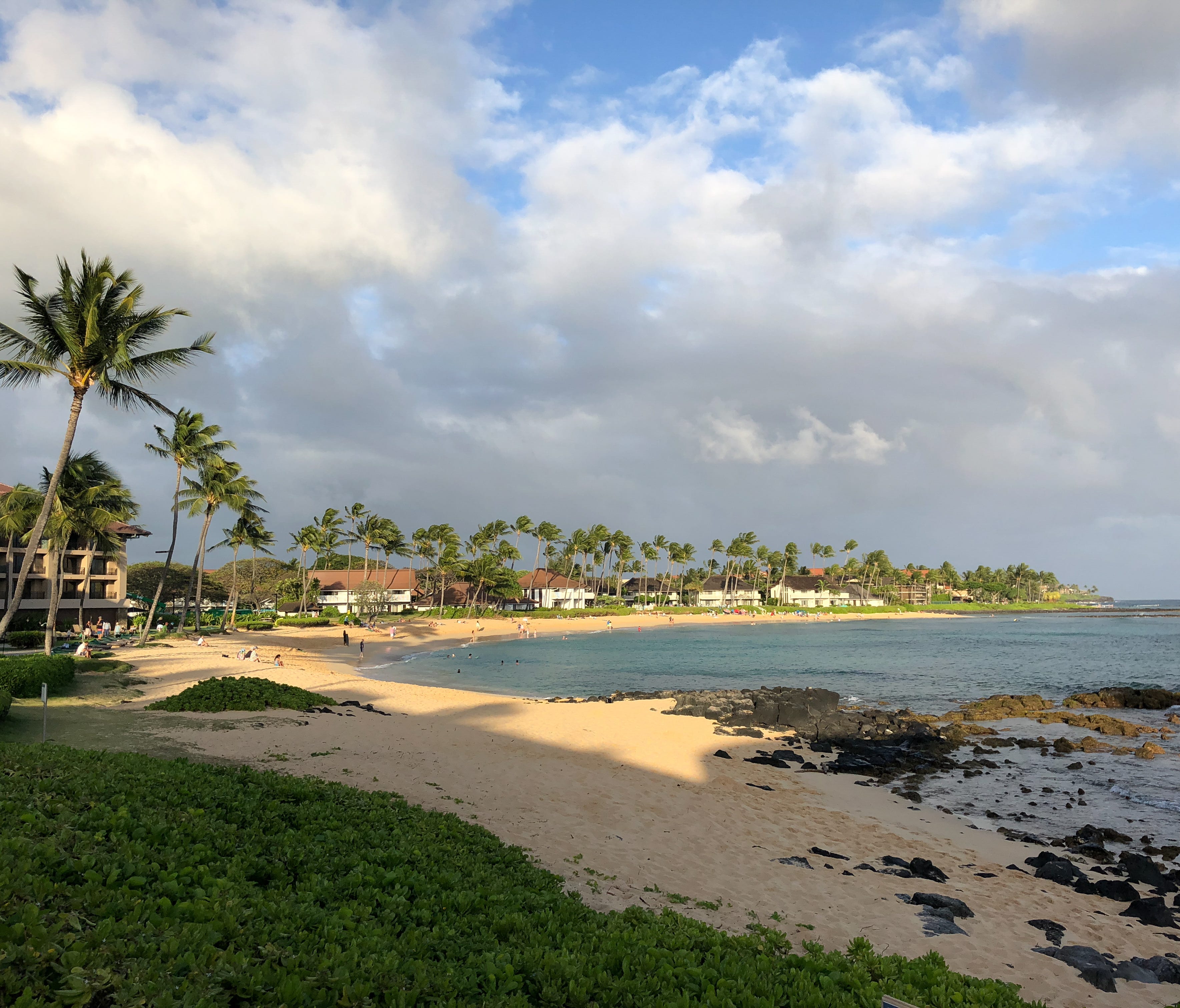 Early morning in Poipu Beach, just after sunrise