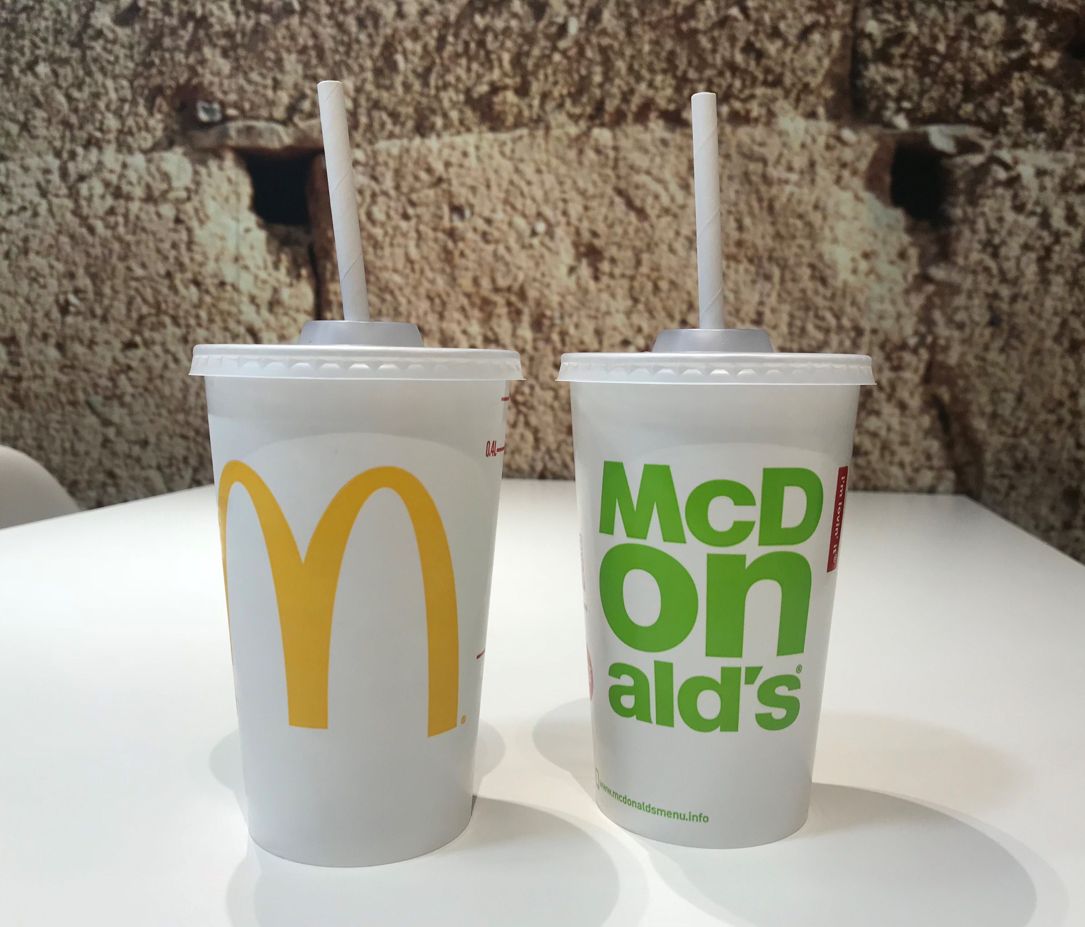 In September, McDonald's restaurants in the U.K. and Ireland will begin switching to only paper straws.