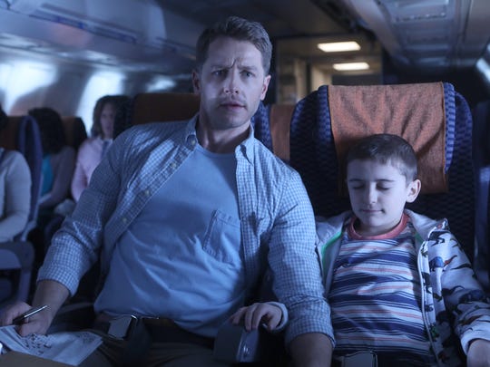 Josh Dallas as Ben Stone, Jack Messina as Cal Stone