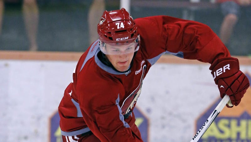 Arizona Coyotes Christian Fischer Hoping Nhl Is Next Stop
