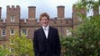 After their mother's death, the British media agreed to leave the boys alone while they were still in school. Harry eventually followed his brother to Eton. Here, at nearly 19, he wears the Eton uniform, as he prepares to leave the school in May 2003.
