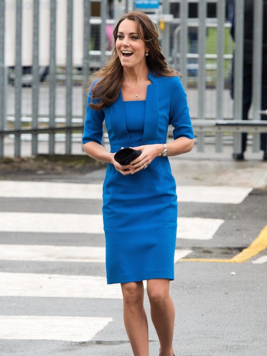 Duchess Kate spends Valentine's Day at a high school
