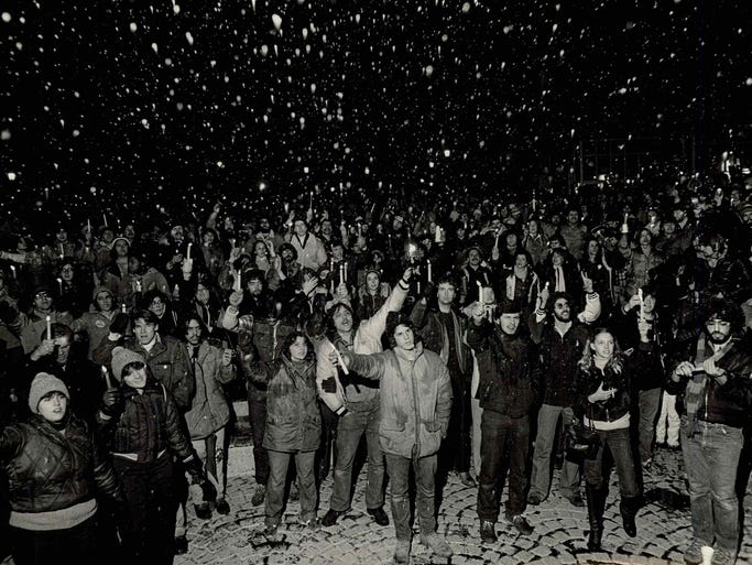 1980 John Lennon vigil in Rochester