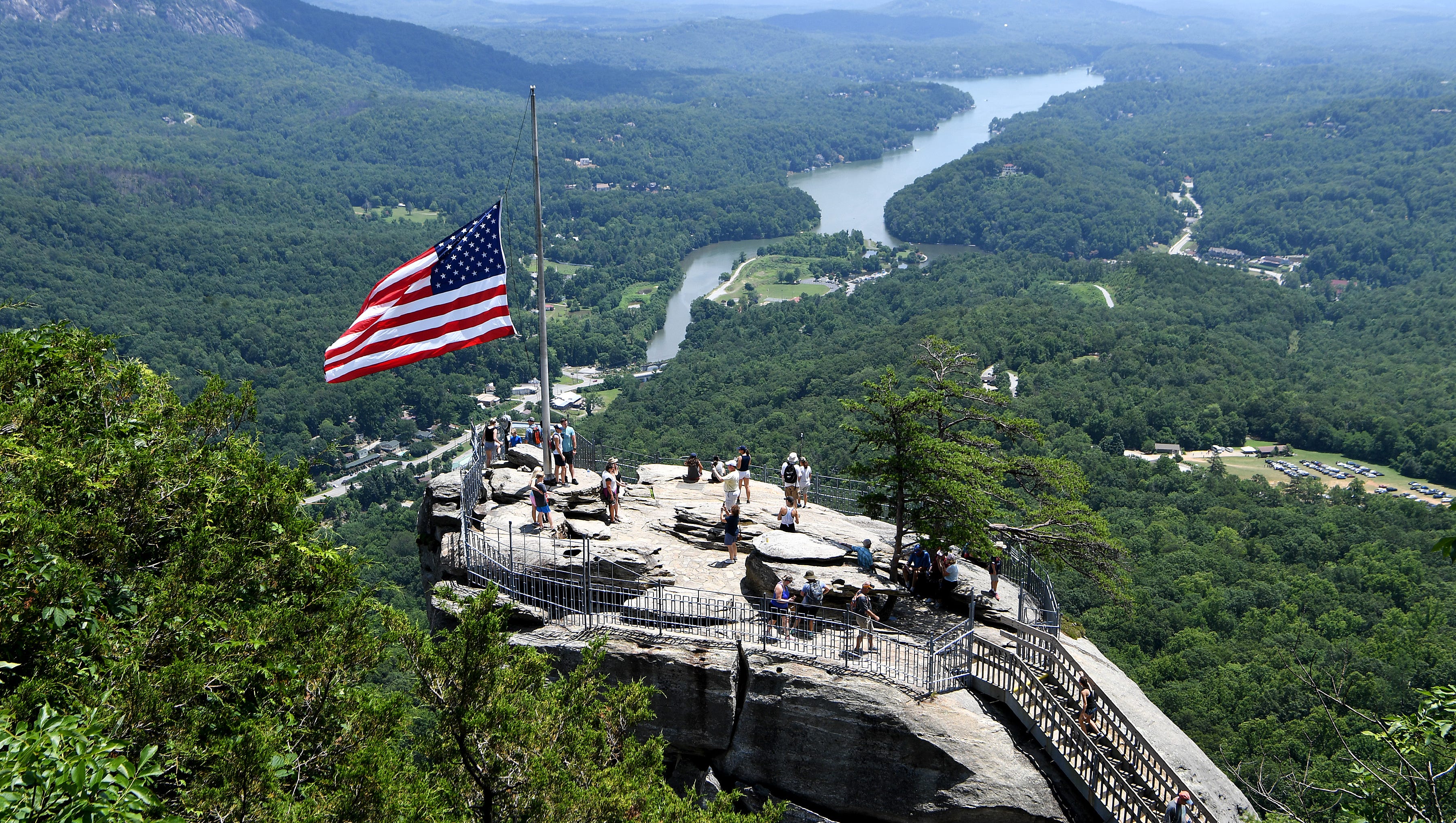 Chimney Rock State Park's elevator reopens but roads still in disrepair