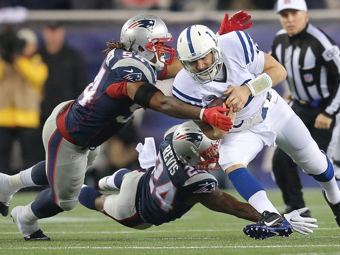Patriots crush Colts 45-7 to take AFC title - Portland 