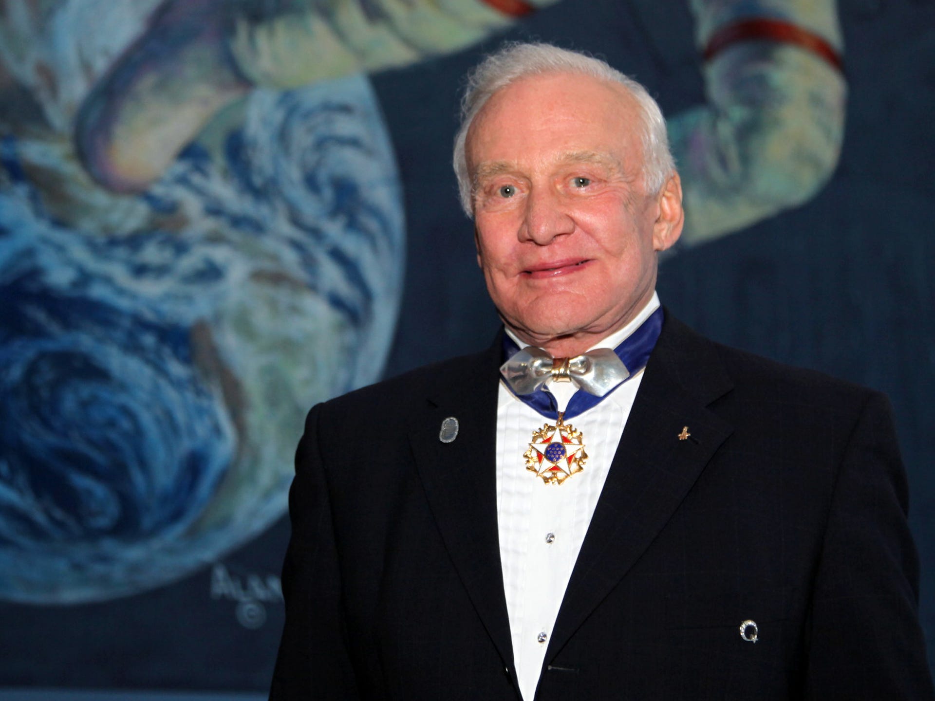 Buzz Aldrin, second man to walk on the moon, Apollo 11 astronaut
