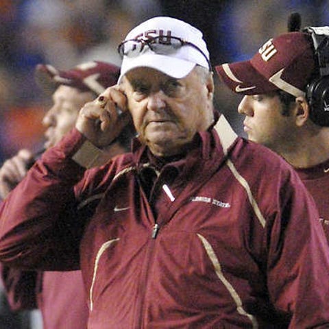 Florida State\'s Bobby Bowden, the second winniges