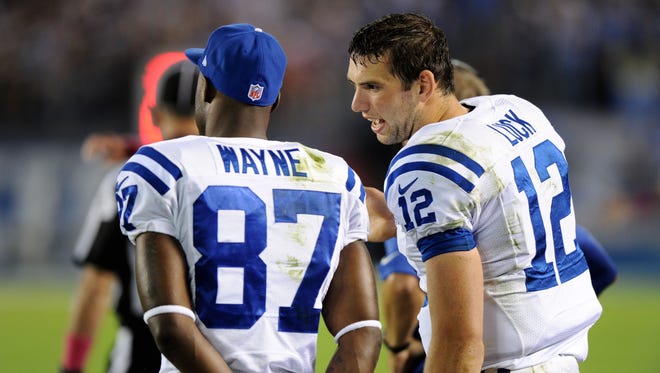 Reggie Wayne took it upon himself to help a young Andrew Luck transition from Stanford to the NFL.