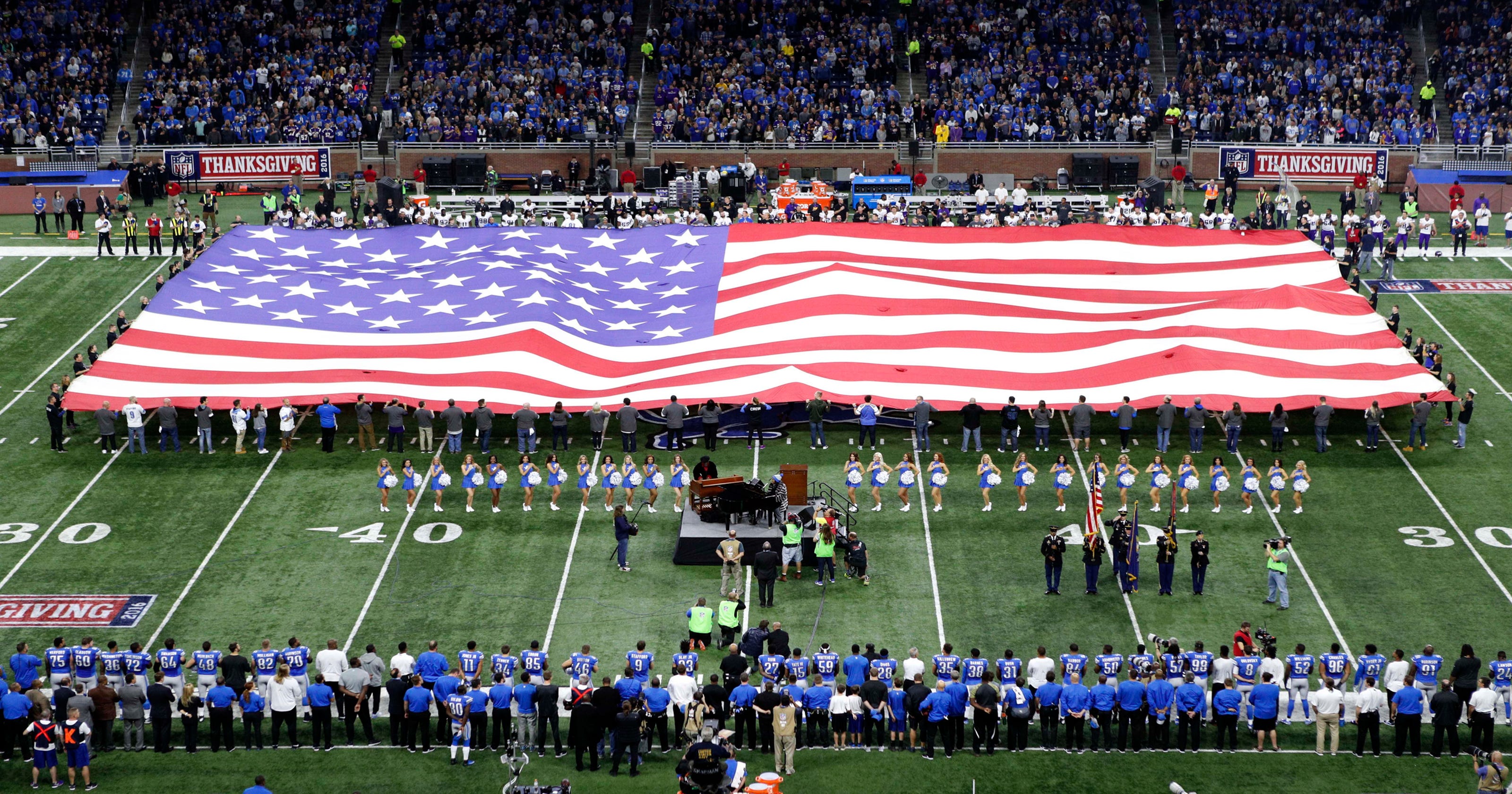 Detroit Lions National Anthem Today 2025 Dee Libbey