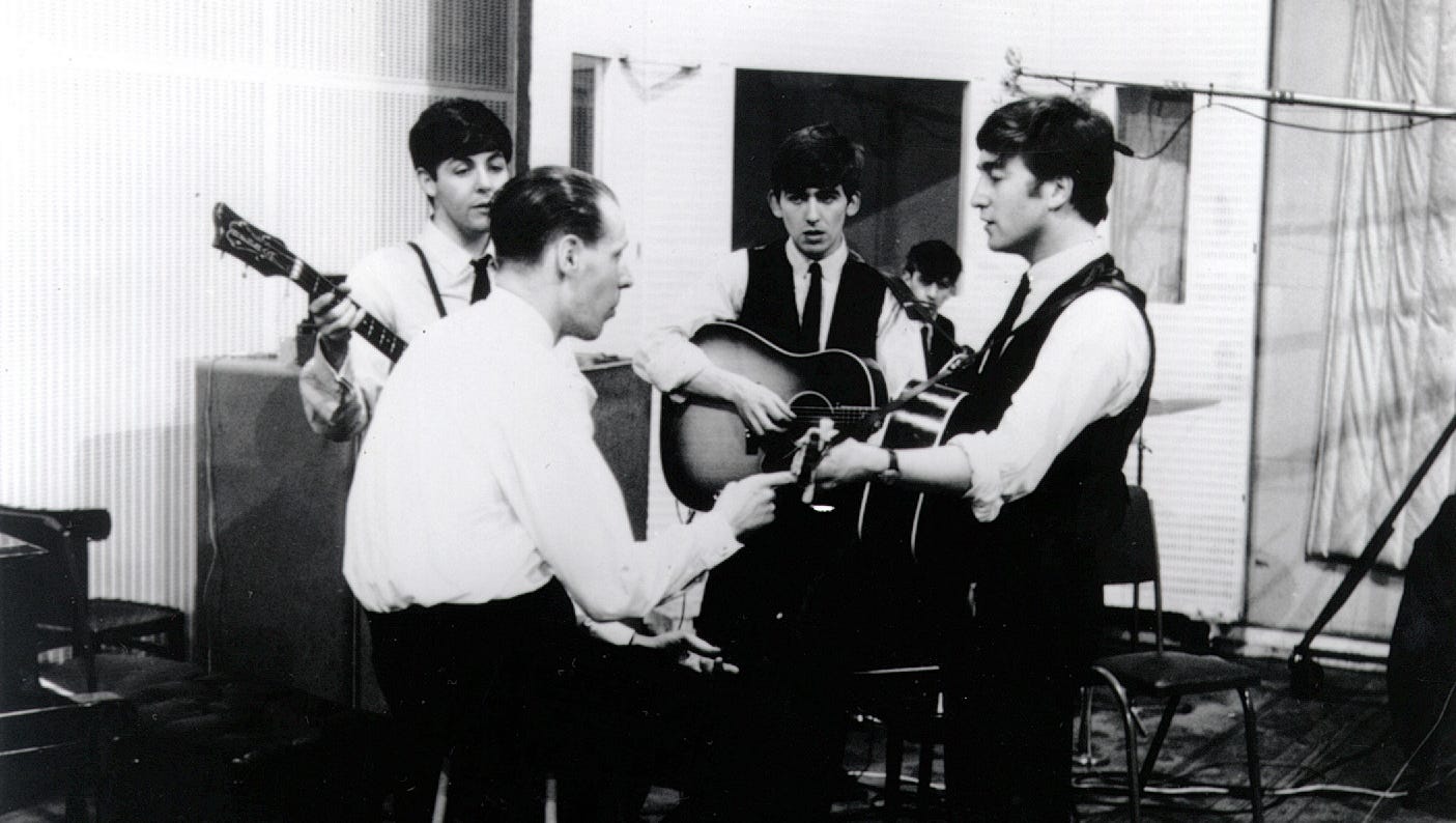 Appreciation George Martin Helped Bring Beatles Revolution