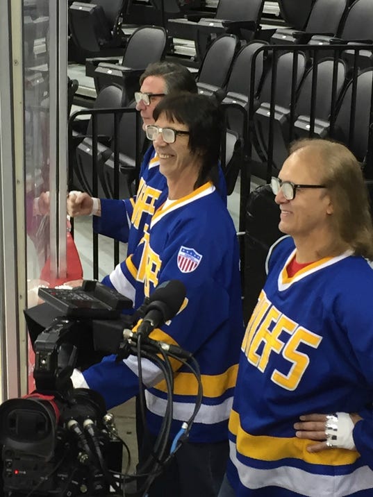 Dave Hanson Steve Carlson Jeff Carlson Signed Hanson Brothers