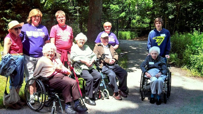 A group at Wehr Nature Center, 9701 W. College Ave. in Franklin. The center has been working on various projects to allow better accessibility for people with disabilities throughout their center and grounds.