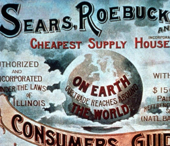 An early Sears catalog