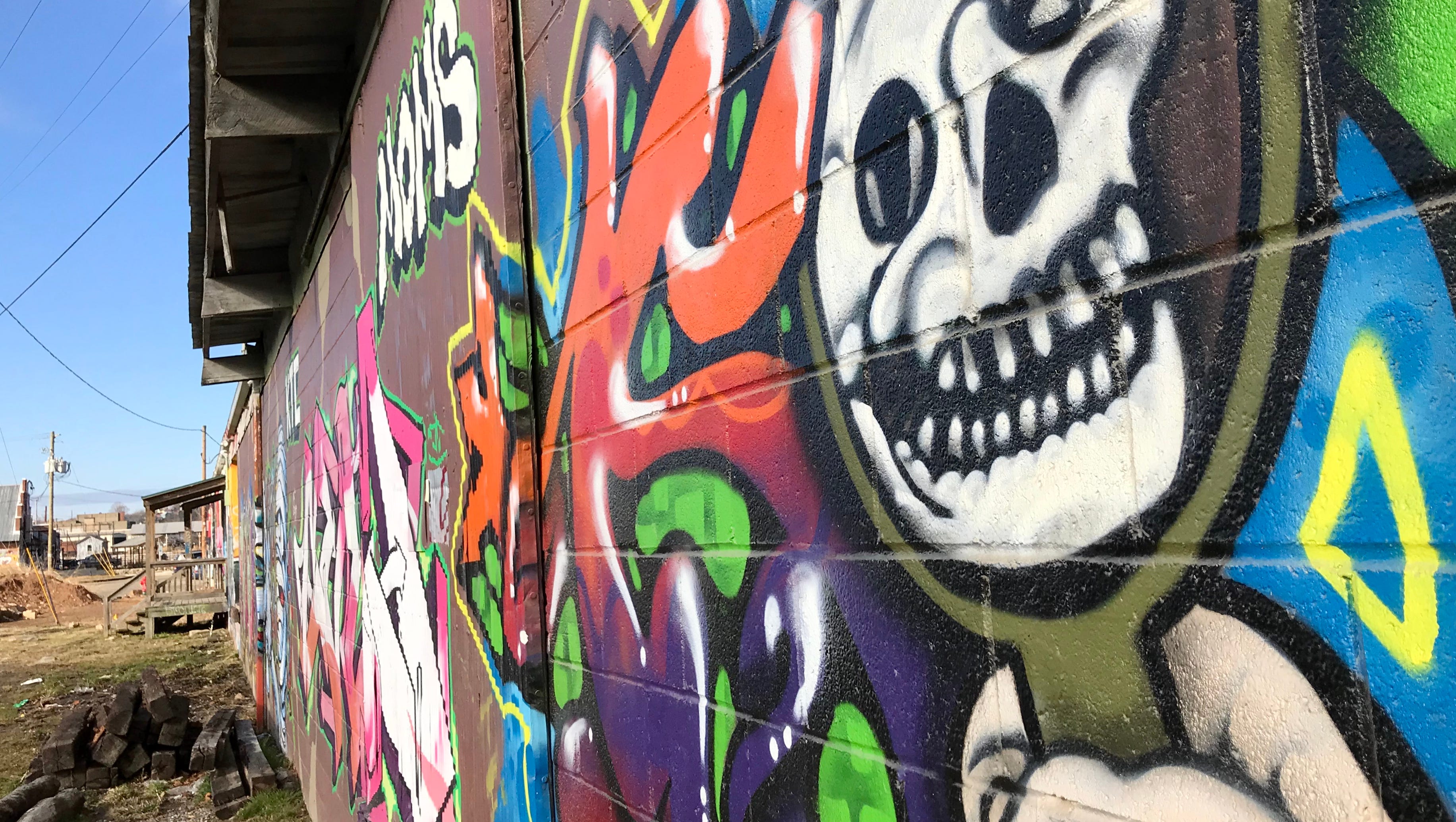 Answer Man Who Runs The Graffiti Wall In The Asheville River Arts District