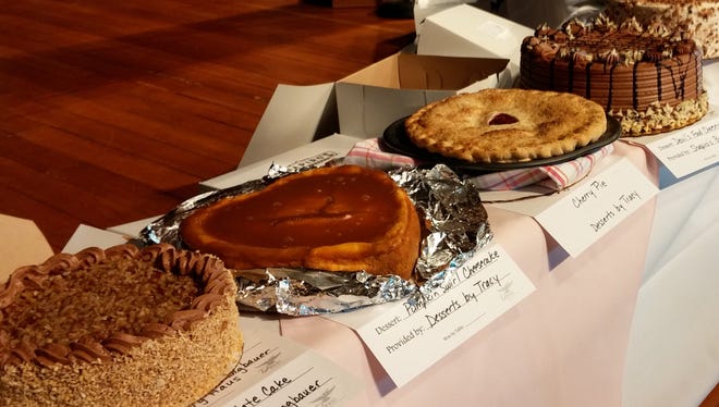 Pies and cakes take top dollar for a good cause at the April 16 Dove House Luncheon & Dessert Auction at Ivy Tech Culinary Center.