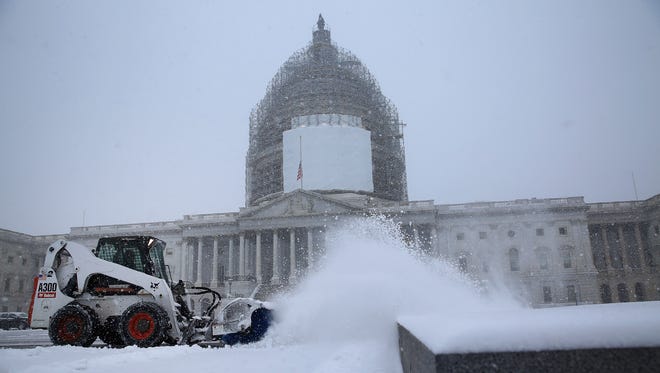 Congress convened for the first time in 2015 on a snowy Tuesday in Washington.
