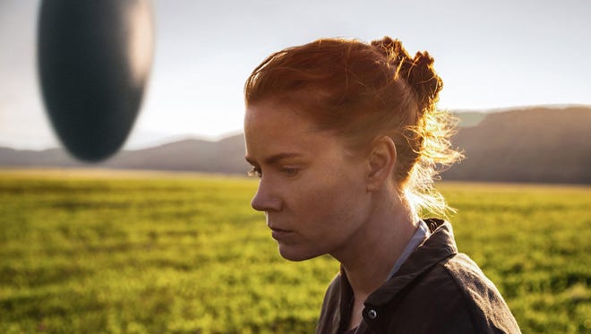 Amy Adams stars as Louise Banks in a scene from the movie "Arrival," directed by Denis Villeneuve.