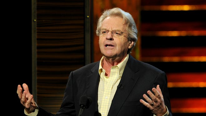 Talk show host Jerry Springer, photographed here in 2010, will stop making new episodes of his show. At least for the time being.