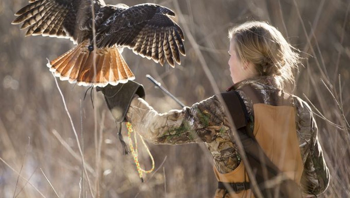 Teen Sisters Among A Rare Breed Of Falconers