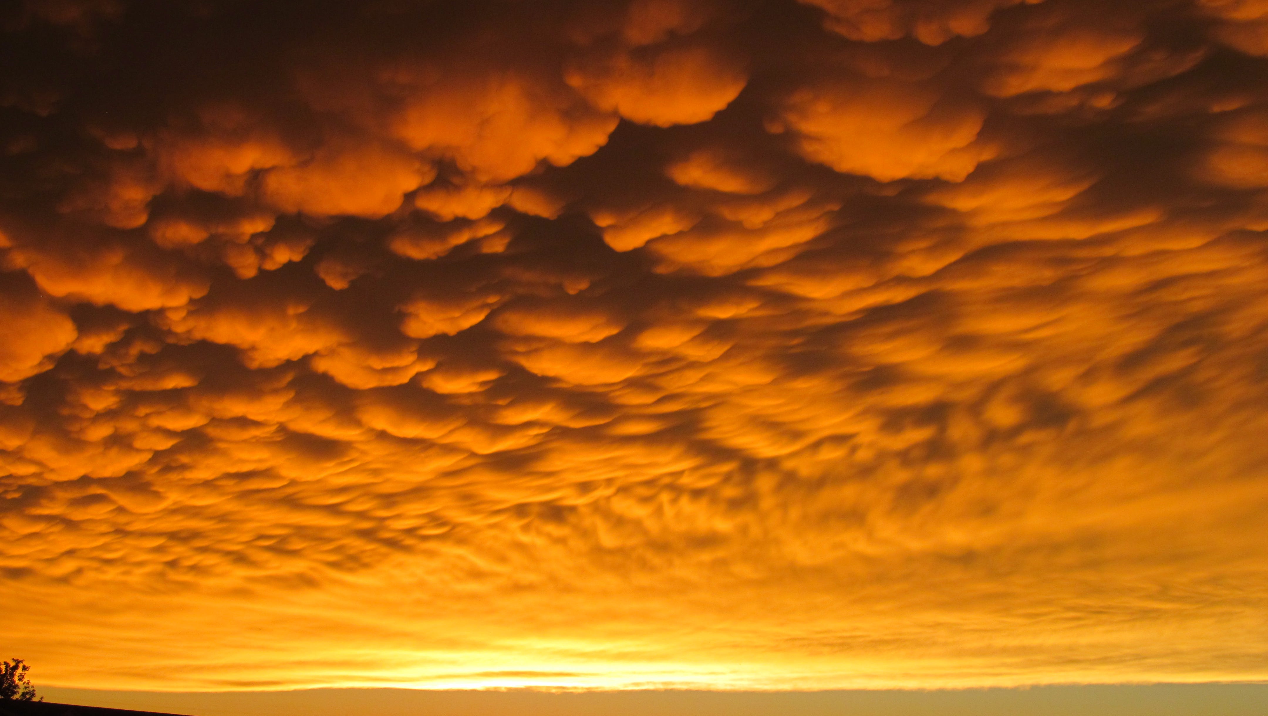 Here's what those cool clouds were all about