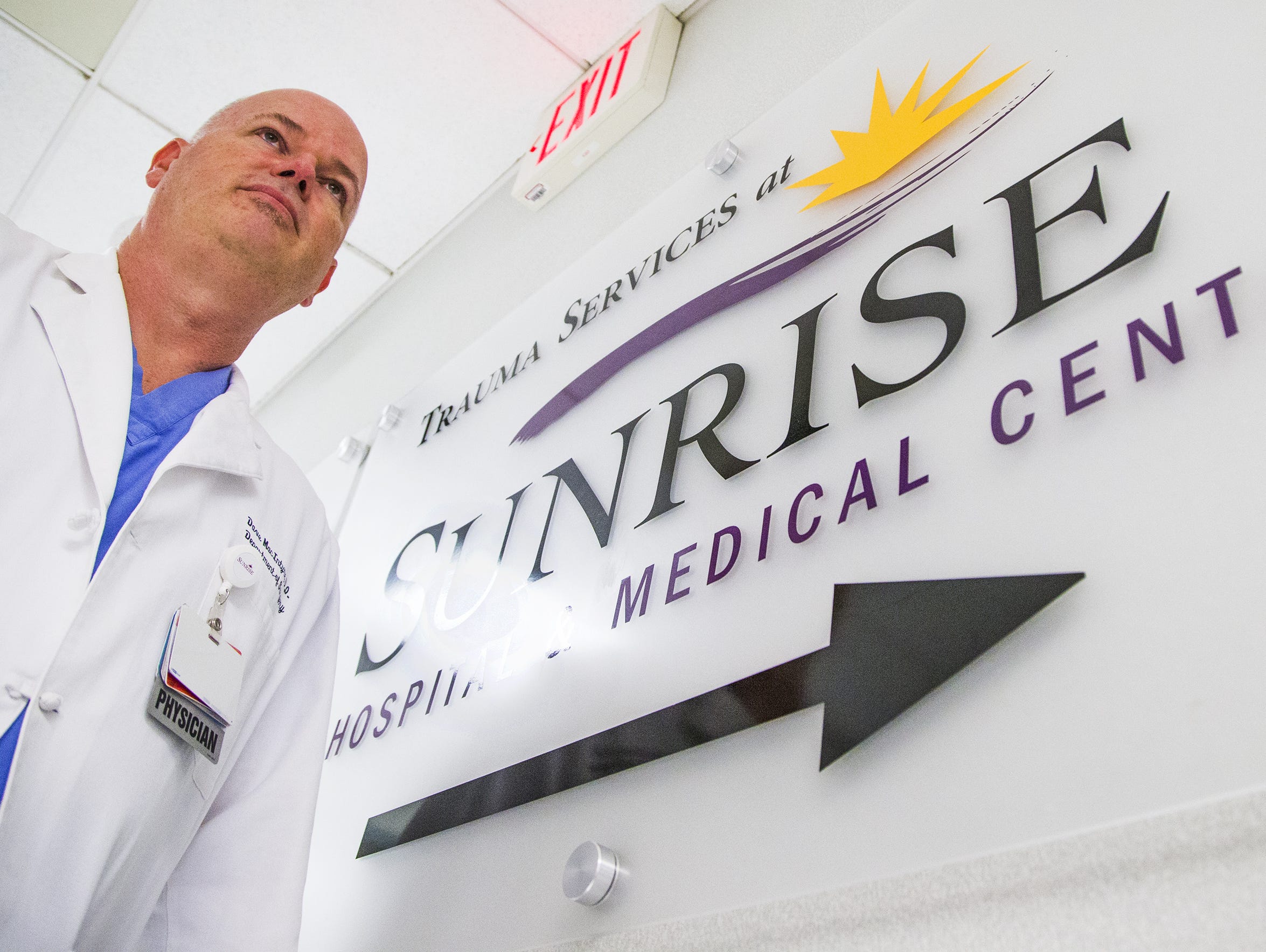 Dr. Dave MacIntyre, a trauma surgeon at Sunrise Hospital and Medical Center in Las Vegas.