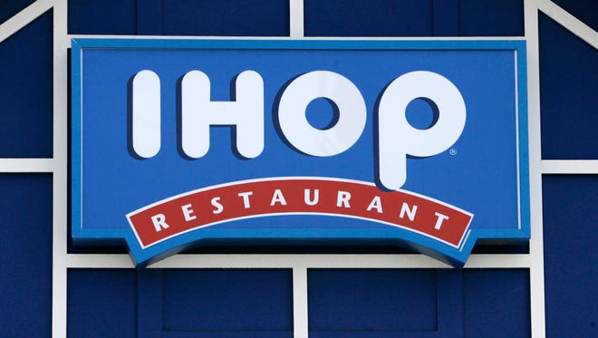 The sign at an IHOP restaurant in Burbank, California is shown In this photo from 2007.
