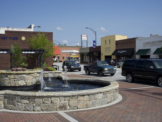 Rotary Park in downtown Fountain Inn.
