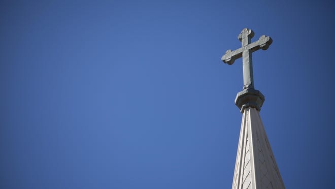 Church Steeple and Cross For online church religion