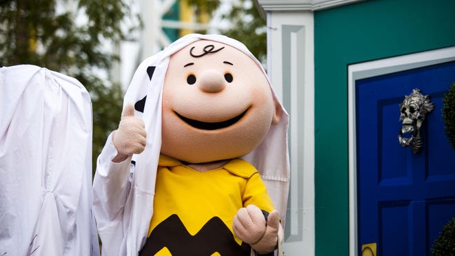Charlie Brown is a popular character at Cedar Point's HalloWeekends.