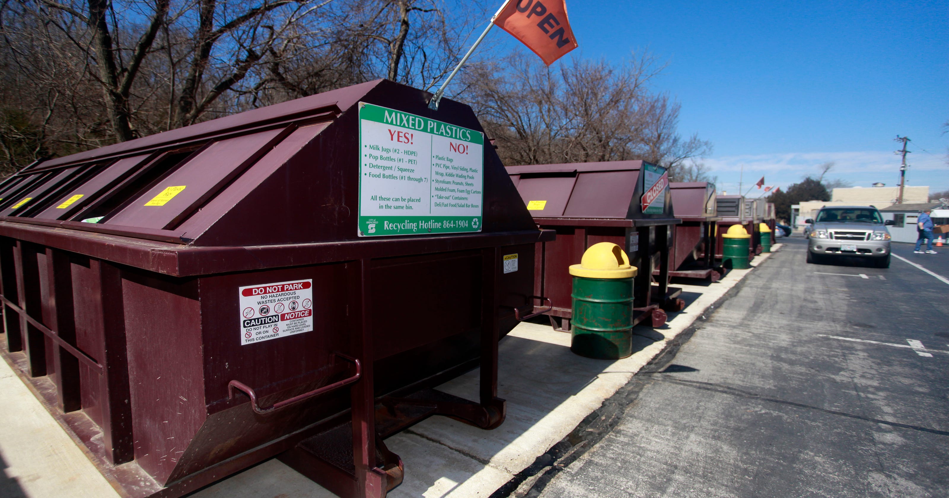 Area recycling centers will be open on Sundays for yard waste