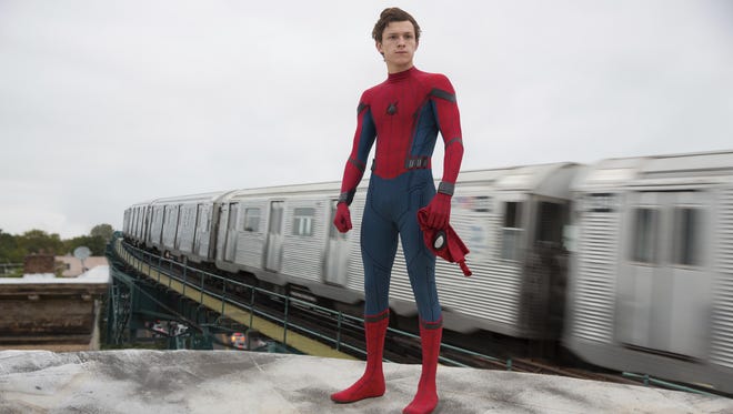Tom Holland shines as Peter Parker, aka Spider-Man, in “Spider-Man: Homecoming.”