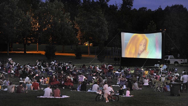 The City of Franklin offers free, outdoor family movies at 8 p.m. at Pinkerton Park on Murfreesboro Road.